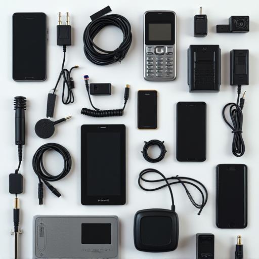 Variety of mobile devices and accessories